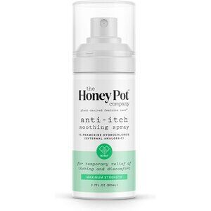 The Honey Pot Feminine Anti-Itch Spray - at Home & On The Go Max Strength 2.7 Oz